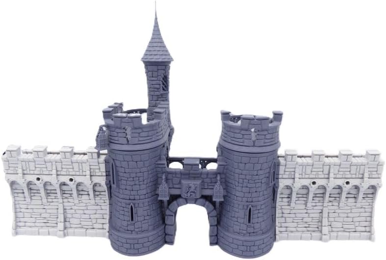 QP3D - Barbican Gate Castle - Fantasy Building Terrain Scenery for Tabletop & RPG 28-32mm Miniatures