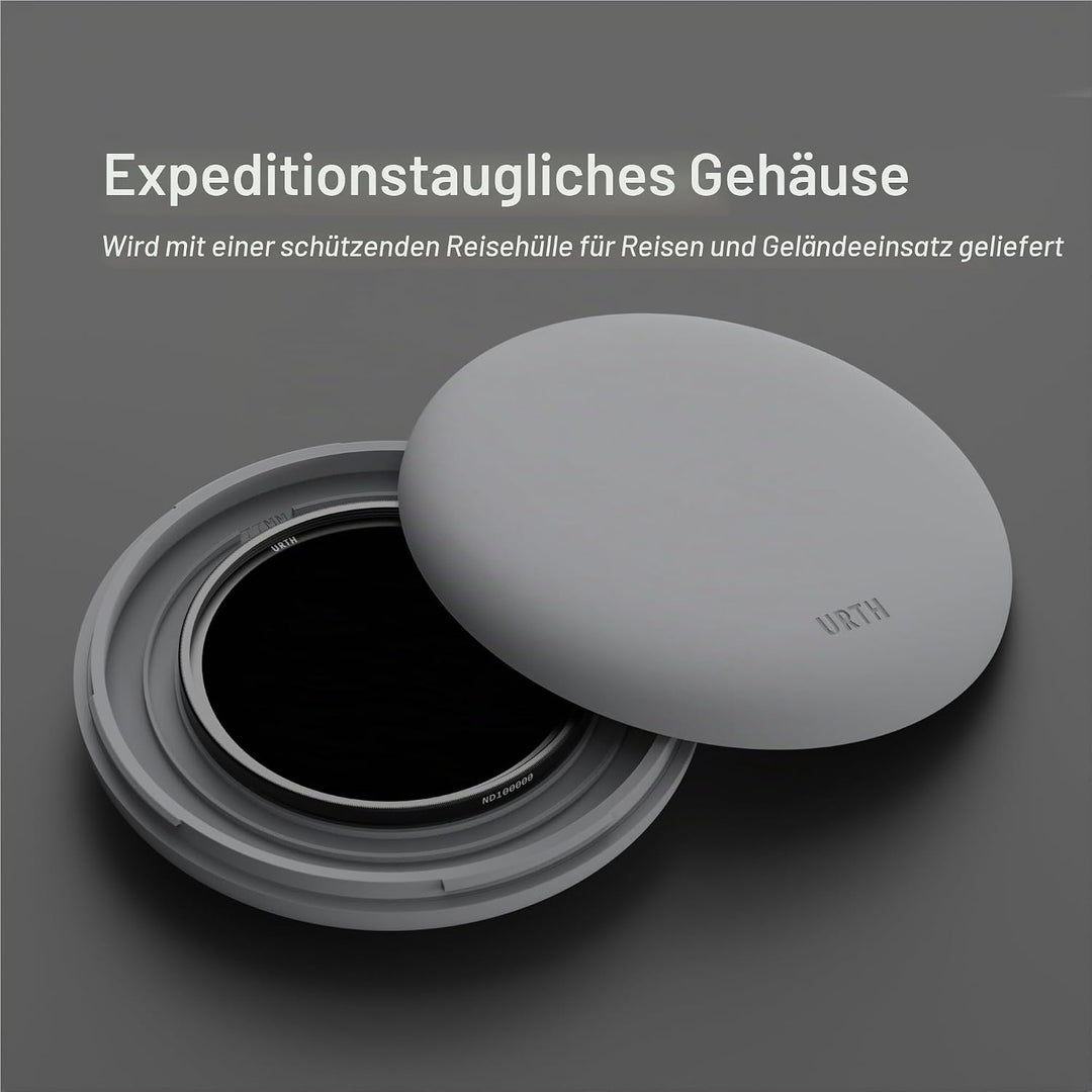 Urth 72 mm ND100000 (16,6-Stopp) Solarfilter (Plus) — 20-fache Nanobeschichtung, Ultra-schlank, Extr