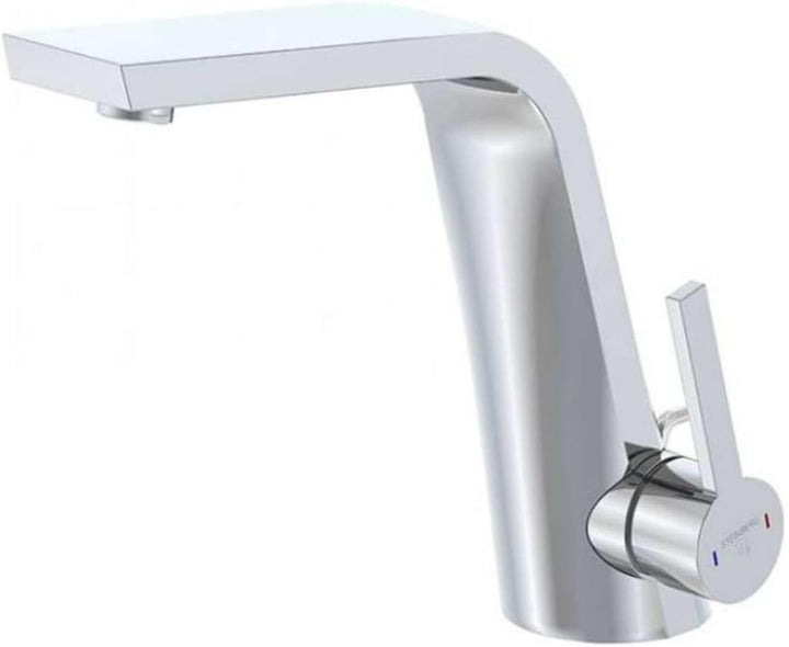 Steinberg Serie 260 Waschtischarmatur, mit Ablaufgarnitur, Ausladung 158mm, 26010001, Farbe: Chrom
