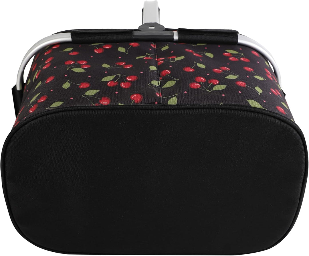 ALLCAMP 22L Einkaufskörbe Gross Isolierkorb Kühlkorb Kühltasche Picknickkorb Thermotasche Kühltasche