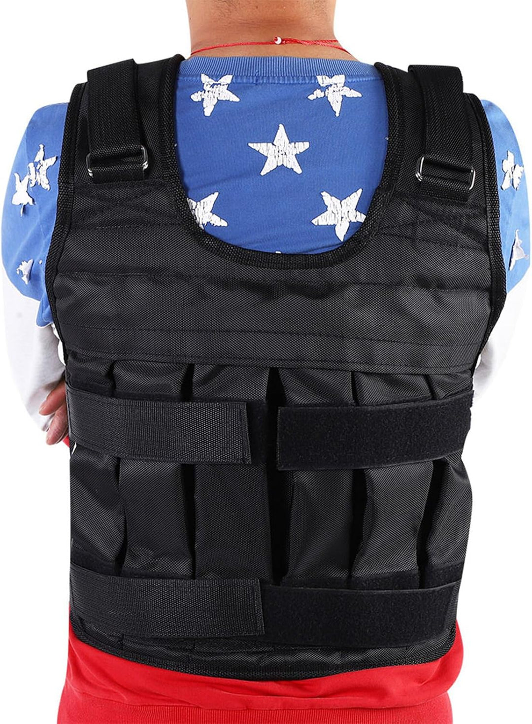 Verstellbare Gewichtsweste, Krafttrainingsweste, 50 Kg, Trainingsjacke, Oxford-Stoff, Stossdämpfung