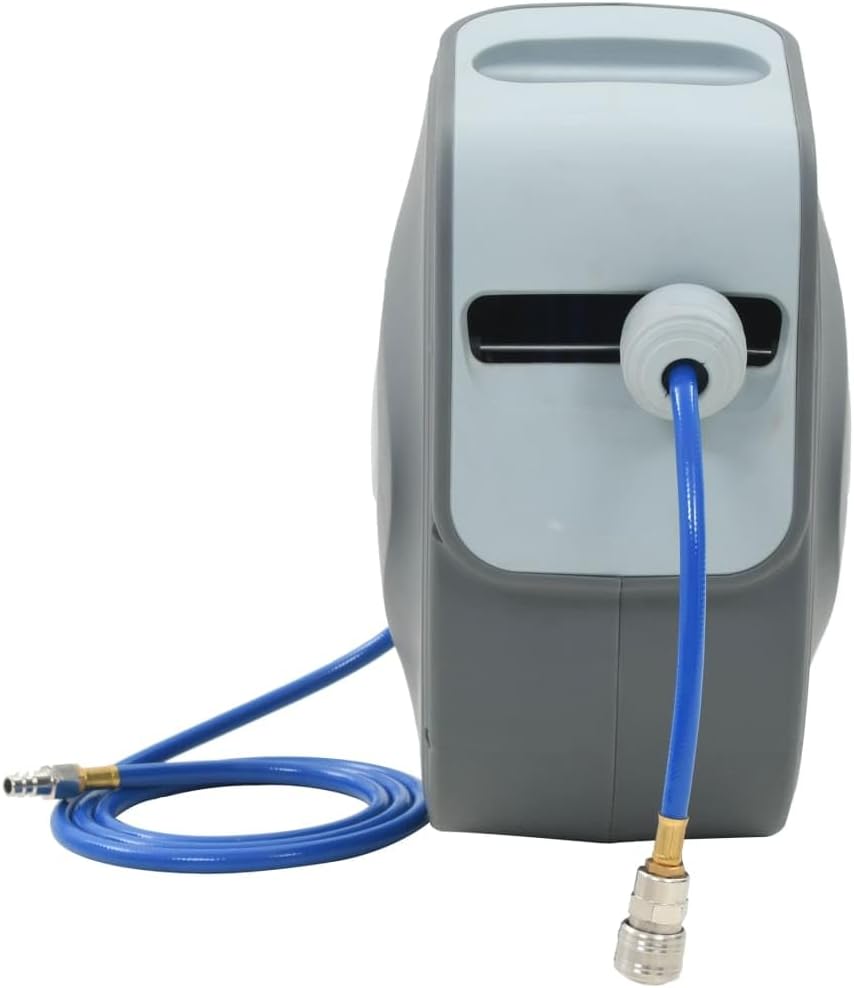 vidaXL Druckluftschlauch Aufroller Automatik Pneumatikschlauch Trommel Schlauchtrommel Schlauchaufro