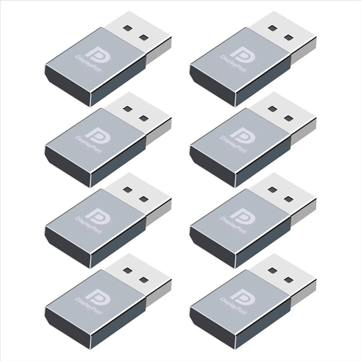 8 Stück 4K DP Displayport Dummy Plug DP Adapter Virtuelle Anzeige EDID Headless Ghost Emulator Grafi