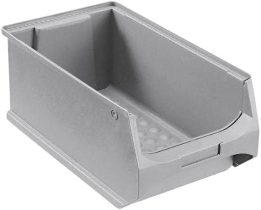 SuperSparSet 18x Graue Sichtlagerbox 4.0 | HxBxT 15x20x35cm | 7,2 Liter | Sichtlagerbehälter, Sichtl