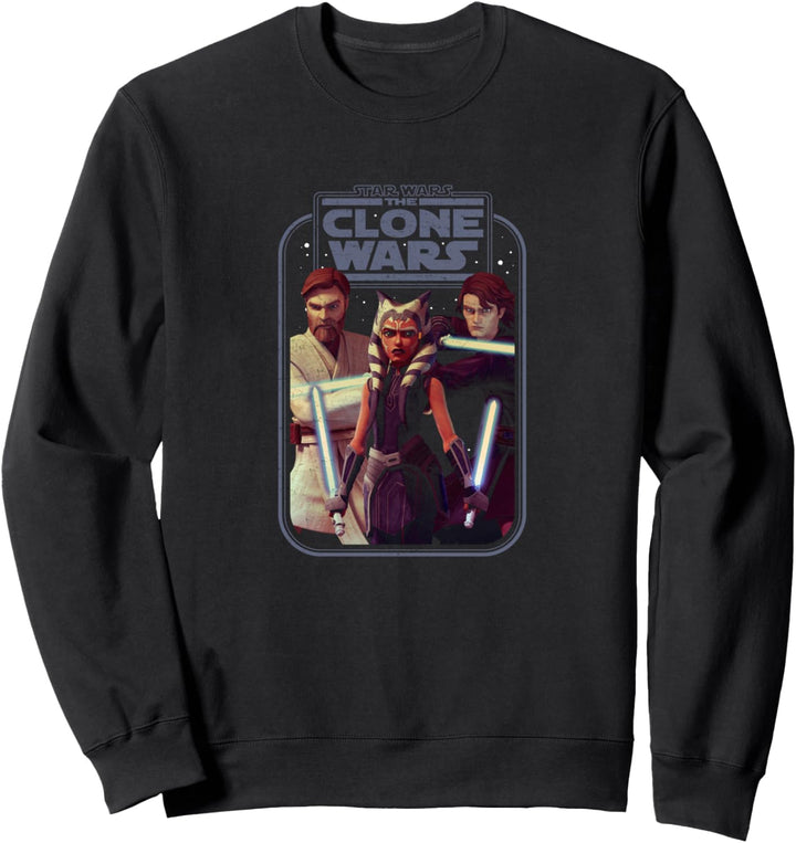Star Wars Clone Wars Group Shot Portrait Poster Sweatshirt