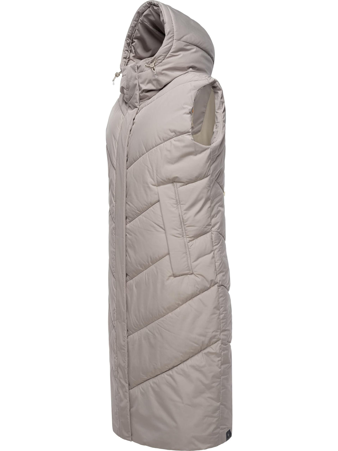 Ragwear Damen warme wasserdichte Winter Steppweste mit Kapuze Suminka Vest XS-6XL XS Bone, XS Bone