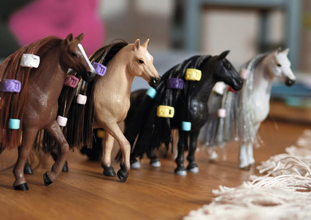 schleich HORSE CLUB 42580 Sofia's Beauties Andalusierstuten Pferde-Beauty Set mit Bürste - Pony Pfer