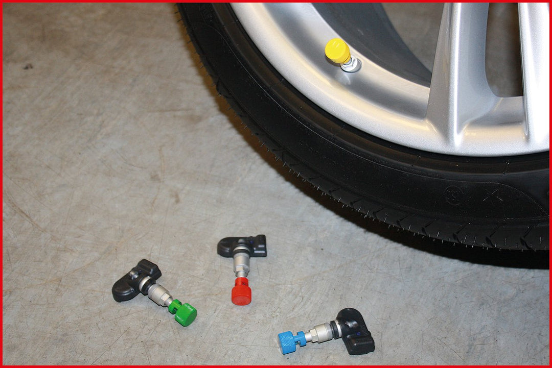KS Tools 100.1185 RDKS / TPMS Reifenentlüfter-Satz, 4-tlg.
