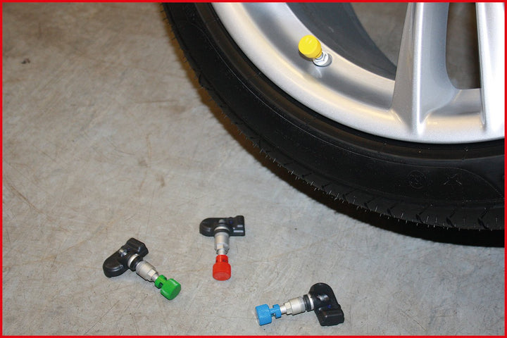 KS Tools 100.1185 RDKS / TPMS Reifenentlüfter-Satz, 4-tlg.