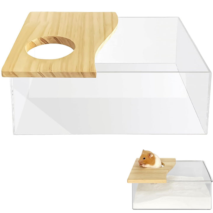 Haustier Hamster Badezimmer, Acryl Hamster Badebox, Sandbad Box für Chinchilla, Goldene Bären, Gerbi
