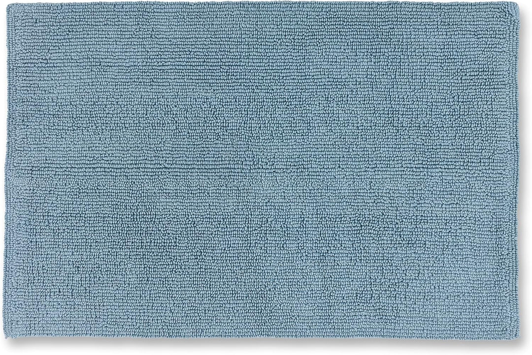Schöner Wohnen Kollektion Badteppich 40 x 60 cm – beidseitig verwendbar – waschbar – 100% Baumwolle