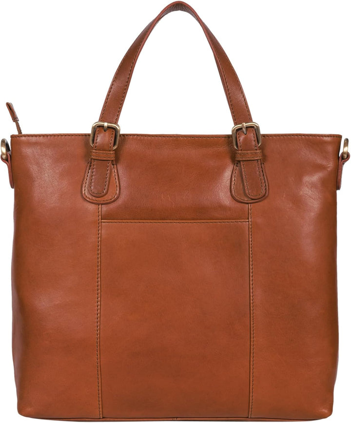 Benthill Echt Leder Handtasche Damen | Henkeltasche aus hochwertigem Rindsleder | Vintage Frauen Sch