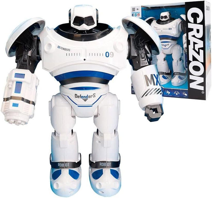 Tachan CPA Toy Group Trading S.L RC-Roboter mit verschiedenen Infrarot-Farben, 360-Grad-Drehung und