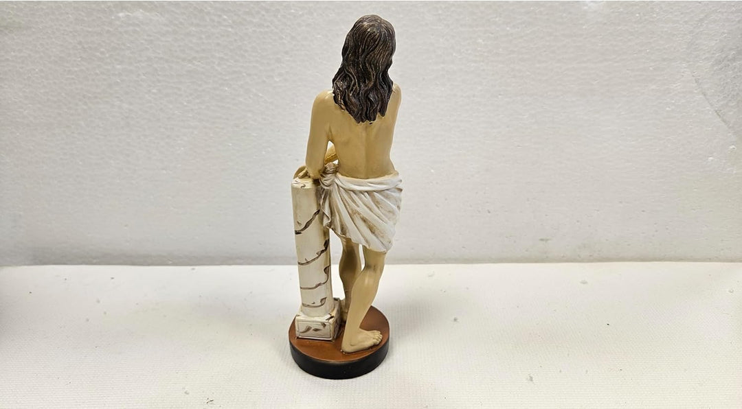 Gesù legato colonna cm.19,50 resina Presepe pasquale by Paben