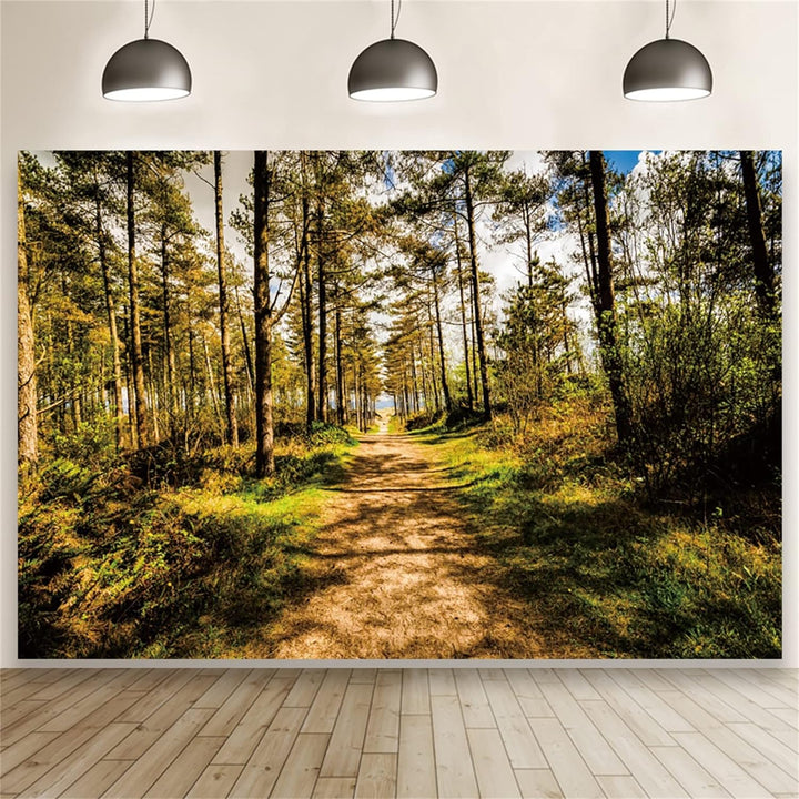 Renaiss 3x2m Dschungel Wald Bäume Hintergrund Frühling Sommer Sonnenschein Natur Outdoor Szene Fotog