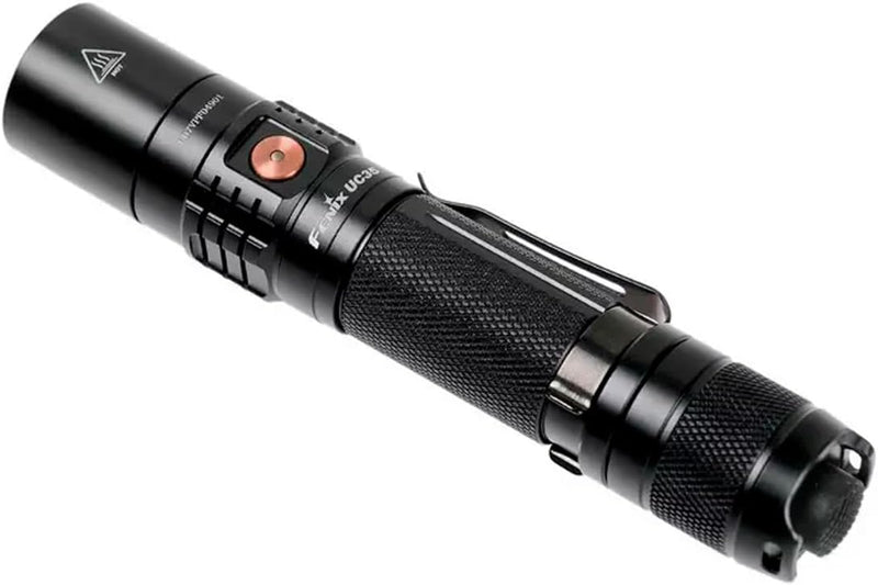 fenix 446 UC35 V 2 LED-Taschenlampe, Flashlight 1000 Lumen, Micro-USB, Schwarz