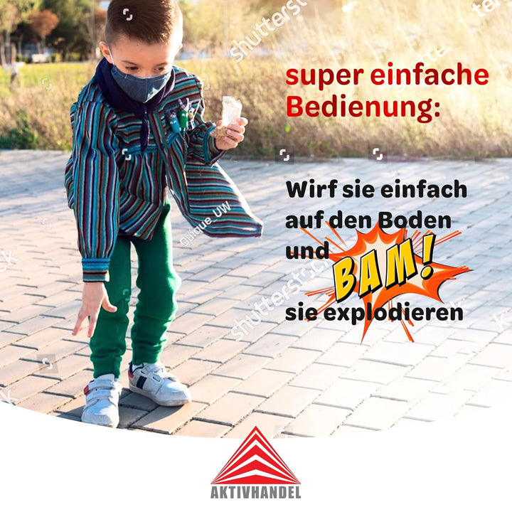 300 Riesen Knallerbsen (30x 10er Dose) von Aktivhandel