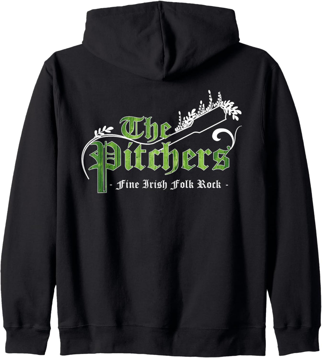 The Pitchers Band Irish Folk Rock Musik Logo Kapuzenjacke