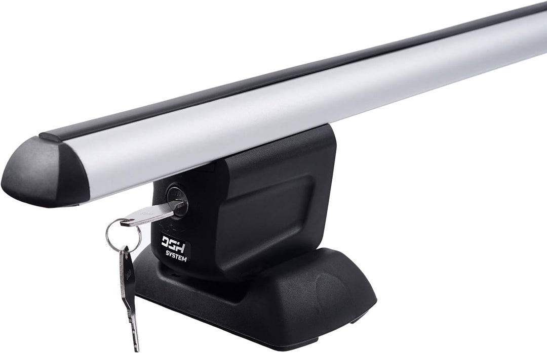 Kompletter Aluminium-Dachträger Easy Line Expert 135 cm für Renault Kangoo II Van 2008-2021 mit Befe
