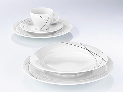 Seltmann Weiden 1.692274 Suppenteller 23 cm, Trio Highline 1 Stück (1er Pack), 1 Stück (1er Pac