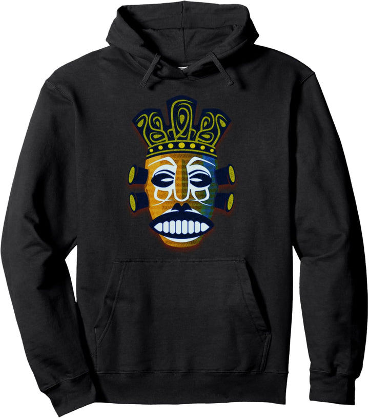 Vodun Voodoo Afrikanische Religion Maske der Macht. Pullover Hoodie