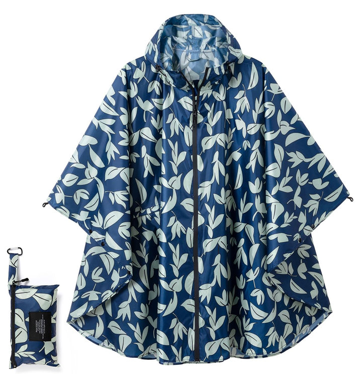 Regenponcho Damen/Herren Outdoor Jacket – Wasserdicht, Leicht & Packbar für Wandern, Camping Mit Kap