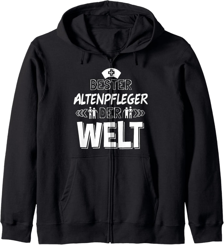 Pflegefachkraft Bester Altenpfleger der Welt Pflegekraft Kapuzenjacke