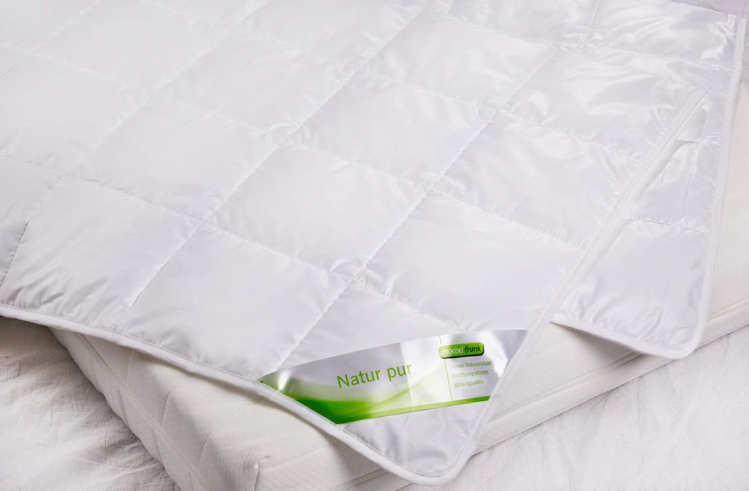franknatur Kinderbettdecke Bettdecke Sommer Lyocell Tencel Baumwolle 100x135 Weiss 100 x 135 cm, 100