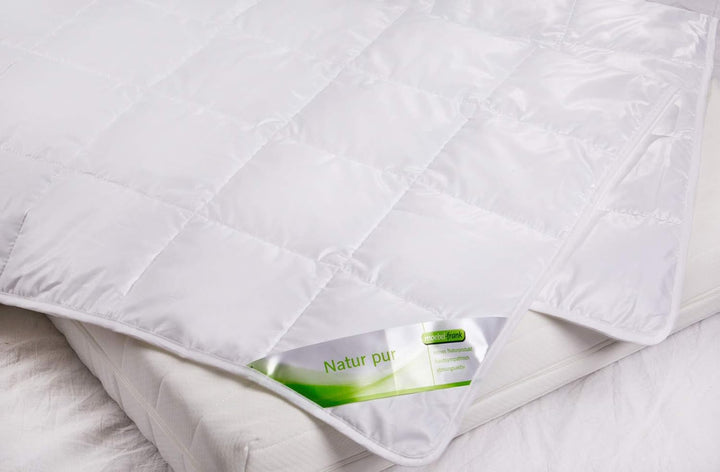 franknatur Kinderbettdecke Bettdecke Sommer Lyocell Tencel Baumwolle 100x135 Weiss 100 x 135 cm, 100