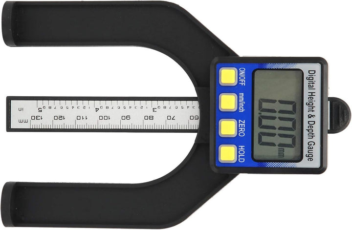VBESTLIFE Digitales elektronisches Höhenmessgerät, Mini-Höhenmessgerät, Tiefenmessgerät, 080 mm, gro