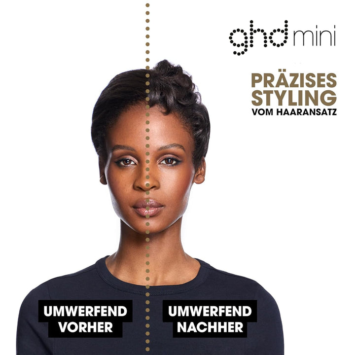 ghd Mini-Styler — Professioneller Haarglätter für kurzes Haar und Pony mit 40% schmaleren Platten, U