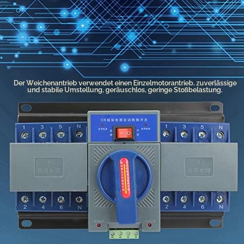 Mini 63A 4P Dual Power Automatic Transferschalter Stellen Sie die Funktion des schnellen Schliessens
