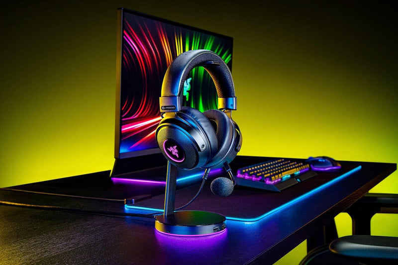 Razer Kraken V3 Hypersense - Kabelgebundenes USB-Gaming-Headset mit haptischer Technologie (TriForce