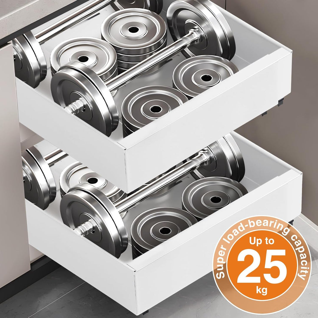Teleskopschublade, Ausziehbare Schublade KüChe,KüChenschrank Organizer für KüChenschräNke, Schublade