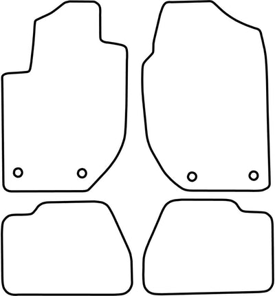 AUTO-STYLE Autoteppiche kompatibel mit Landrover Freelander 2001-2007