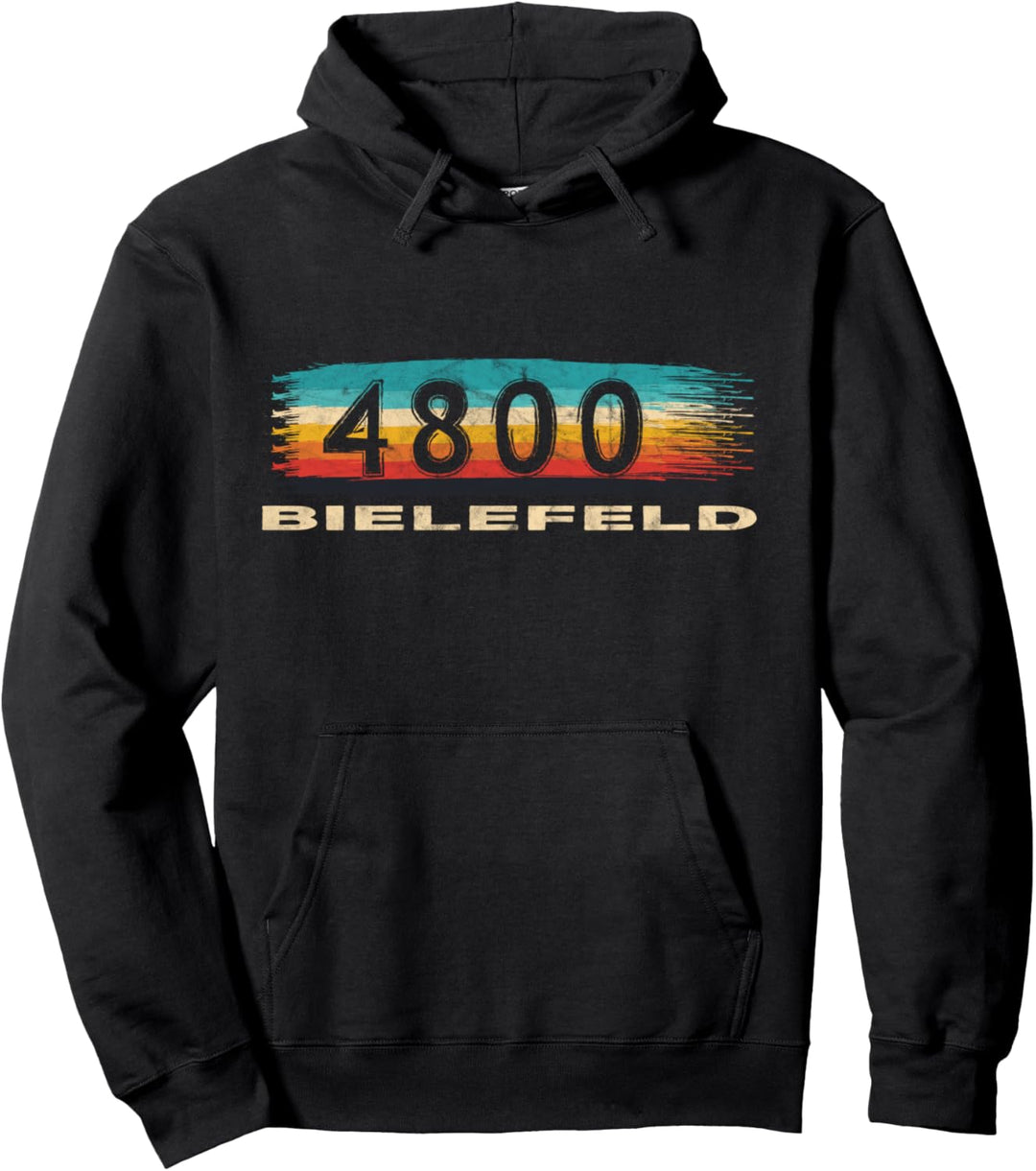 Bielefeld 4800 Retro PLZ Postleitzahl Pullover Hoodie