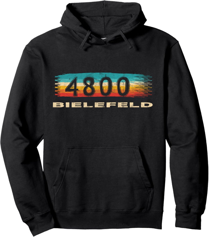 Bielefeld 4800 Retro PLZ Postleitzahl Pullover Hoodie