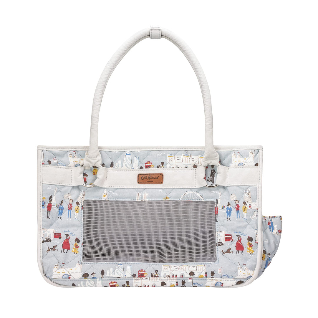 Cath Kidston Tragetasche für Haustiere, Hunde/Katzen, Stoff, London-Aufdruck