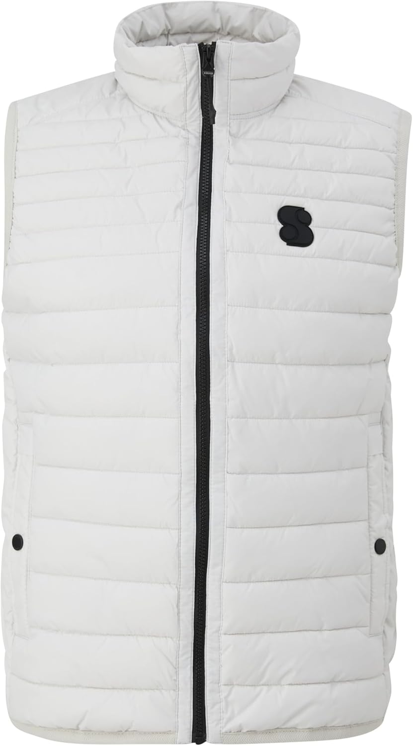 s.Oliver Herren Outdoor Weste, Grau