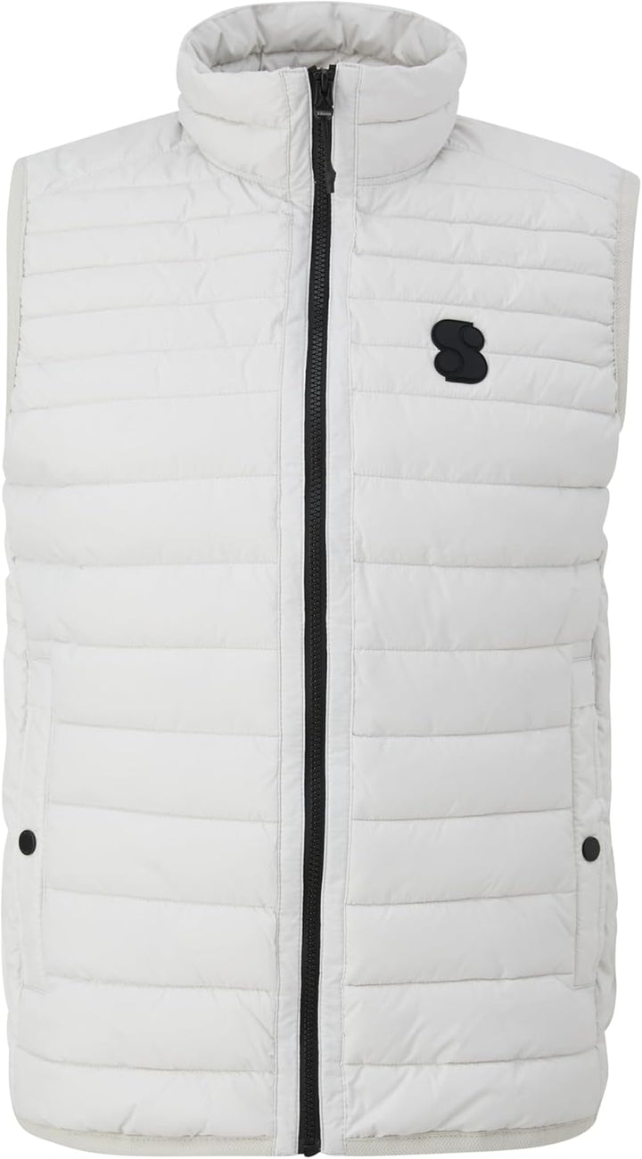 s.Oliver Herren Outdoor Weste, Grau