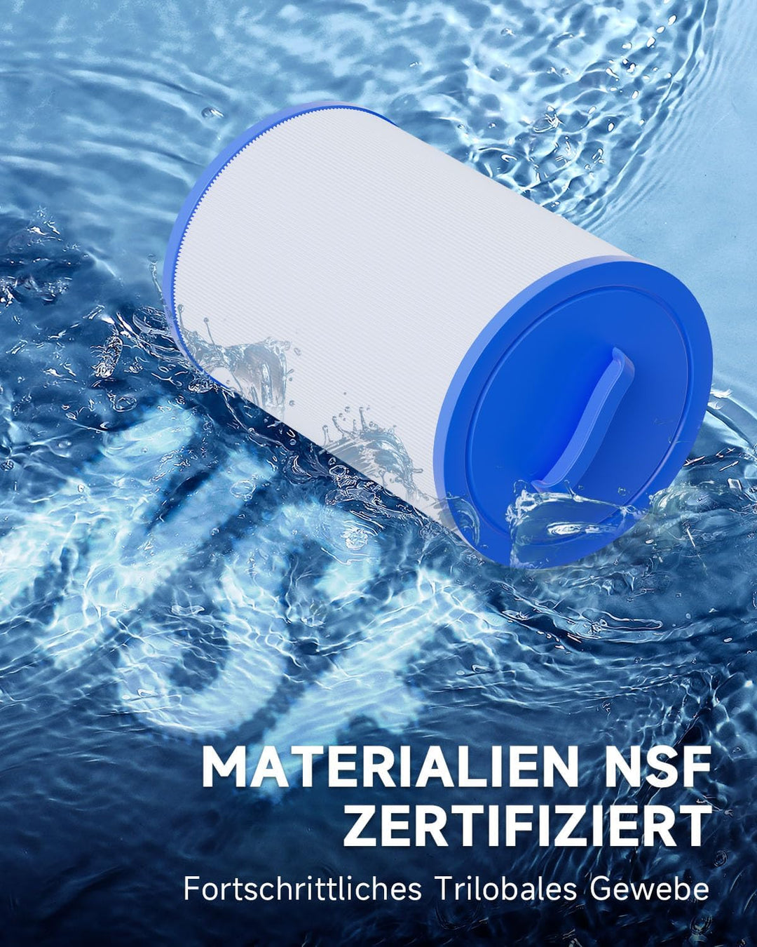 AQUALTRA Spa Filterkartuschen Kompatibel mit PWW50P3(39MM Grobgewinde), 6CH-940, FC-0359, 817-0050,