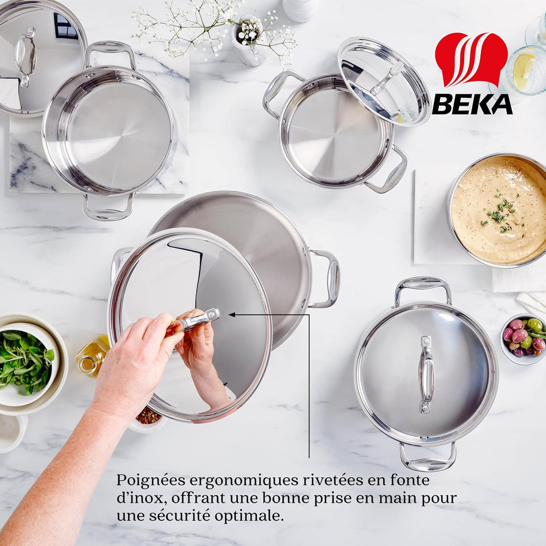 Beka 12069240 Edelstahldeckel 24 cm, Chef