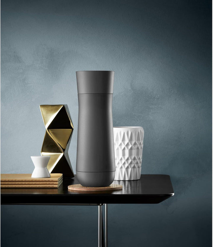 WMF Impulse Isolierbecher 350 ml, Thermobecher mit Automatikverschluss, 360°-Trinköffnung, hält Getr