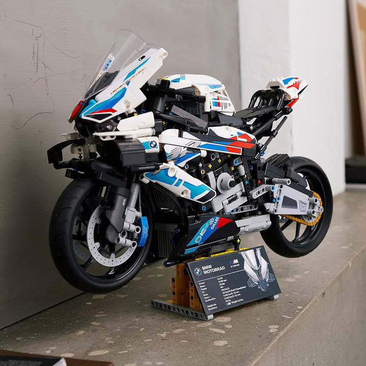 LEGO 42130 Technic BMW M 1000 RR Motorrad Modell für Erwachsene, Modellbausatz, Set als Geschenk zum