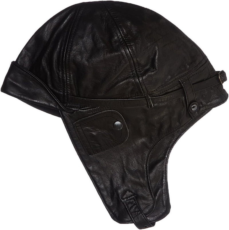 FLIGHT LEATHER HOOD BLACK GR.M/57-58 Schwarz, GR.M/57-58 Schwarz