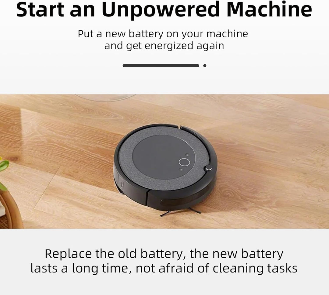 ABL-D2 Saugroboter Akku Kompatibel mit iRobot Roomba i3 i4 i4 Plus i4150 i5 i5+ i6 i6+ i7 i7 Plus i8
