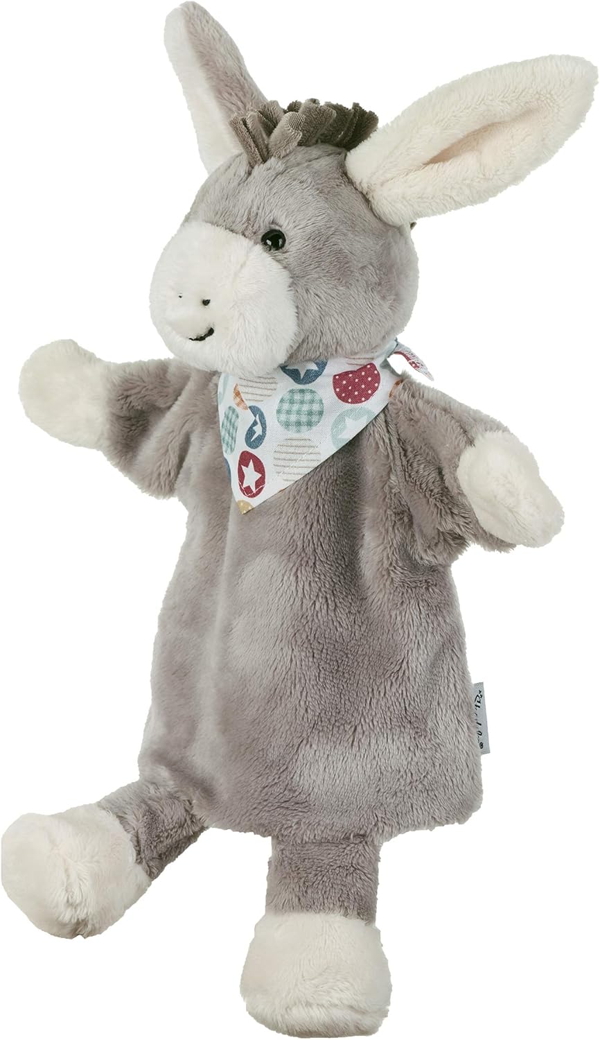 Sterntaler 3602000 Handpuppe Esel Emmi, Ideal für Puppentheater und Rollenspiele, 34 x 25 x 9 cm, Gr