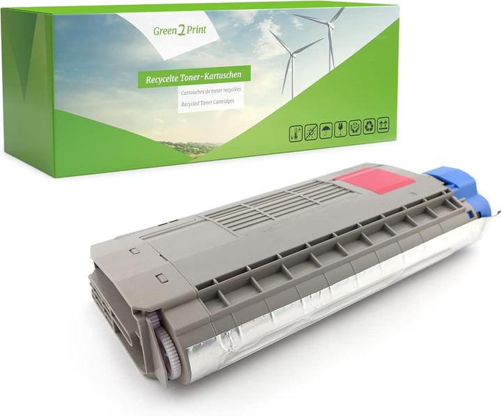 Green2Print Toner Magenta 11500 Seiten ersetzt Oki 44318606 passend für Oki C710, C711DM, C711WT, C7