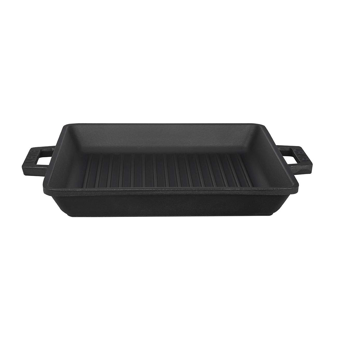 TAFELGRILLPAN M/2 GREPEN 260X260 MM LVECOGT2626T2 MATT BLACK