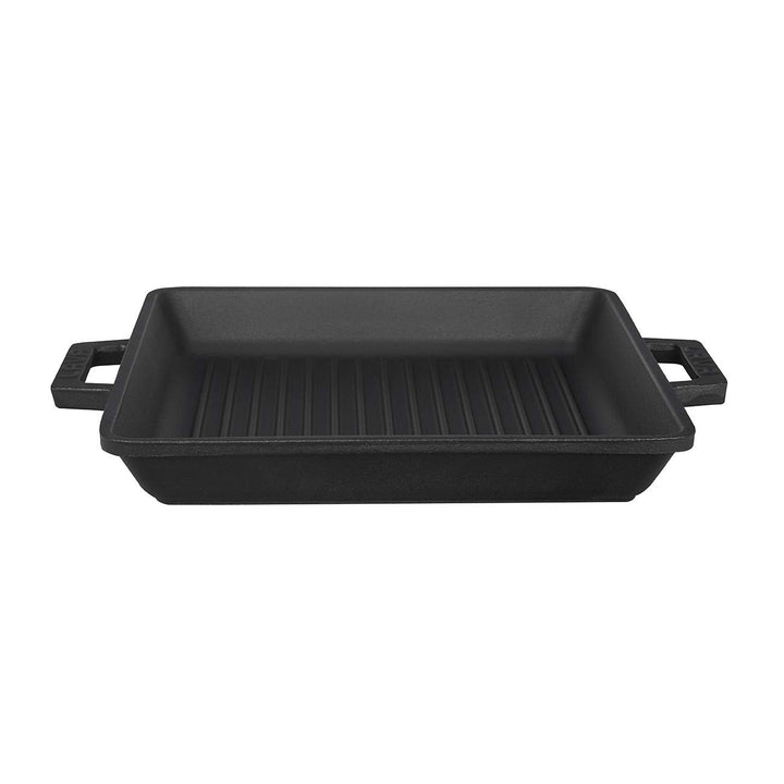 TAFELGRILLPAN M/2 GREPEN 260X260 MM LVECOGT2626T2 MATT BLACK